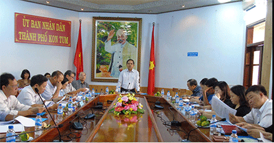 Thường trực HĐND tỉnh giám sát tình hình kinh tế xã hội tại thành phố Kon Tum
