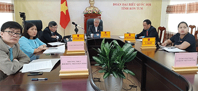 Một số kết quả hoạt động năm 2020 của  Đoàn đại biểu Quốc hội tỉnh Kon Tum