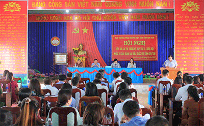 Đoàn đại biểu Quốc hội tỉnh Kon Tum tiếp xúc cử tri  trước kỳ họp thứ 4 tại xã Đăk La, huyện Đăk Hà