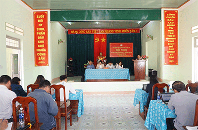 Đoàn đại biểu Quốc hội tỉnh Kon Tum tiếp xúc cử tri sau kỳ họp thứ 4 tại xã Đăk Man, huyện Đăk Glei và xã Đăk Rơ Nga, Huyện Đăk Tô (Ngày 29/11/2022)