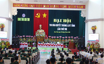 Đại hội thi đua quyết thắng Lực lượng vũ trang tỉnh Kon Tum lần thứ VIII thành công tốt đẹp