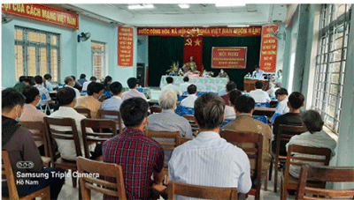 Đoàn đại biểu Quốc hội tỉnh Kon Tum tiếp xúc cử tri sau kỳ họp thứ  2 tại xã Tân Cảnh, huyện Đăk Tô