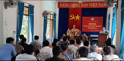 Đoàn đại biểu Quốc hội tỉnh Kon Tum tiếp xúc cử tri trước kỳ họp thứ 3, Quốc hội khóa XV tại xã Rờ Kơi, huyện Sa Thầy