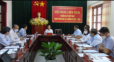 Tổ chức Hội nghị liên tịch chuẩn bị Kỳ họp thứ 3 HĐND tỉnh Khóa XII, nhiệm kỳ 2021-2026 