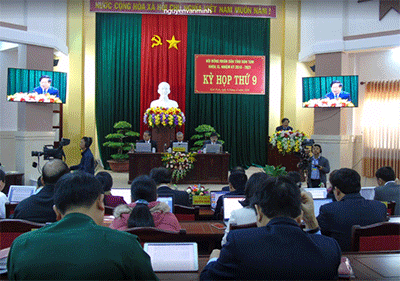 Khai mạc Kỳ họp thứ 9 HĐND tỉnh Khóa XI
