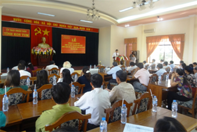 Tổng kết và trao giải Cuộc thi “Tìm hiểu Hiến pháp Nước CHXHCN Việt Nam” tỉnh Kon Tum