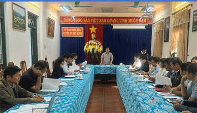 Đoàn ĐBQH tỉnh giám sát hoạt động của các đơn vị sự nghiệp công lập tại huyện Tu Mơ Rông