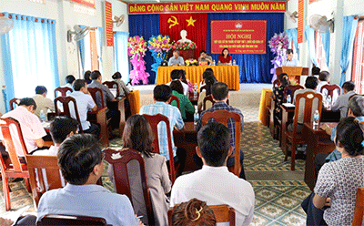 Đoàn đại biểu Quốc hội tỉnh Kon Tum tiếp xúc cử tri  huyện Sa Thầy